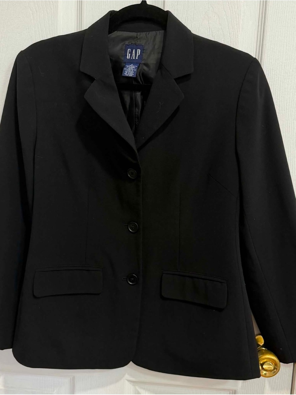 GAP Black Classic Notch Lapel Blazer